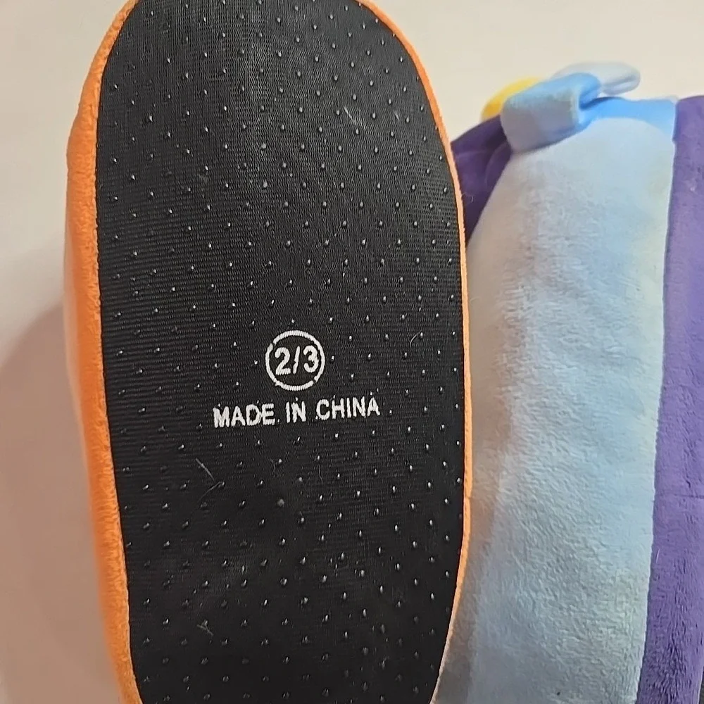 Bluey & Bingo Toddler‎ Plush Slippers Size 2/3